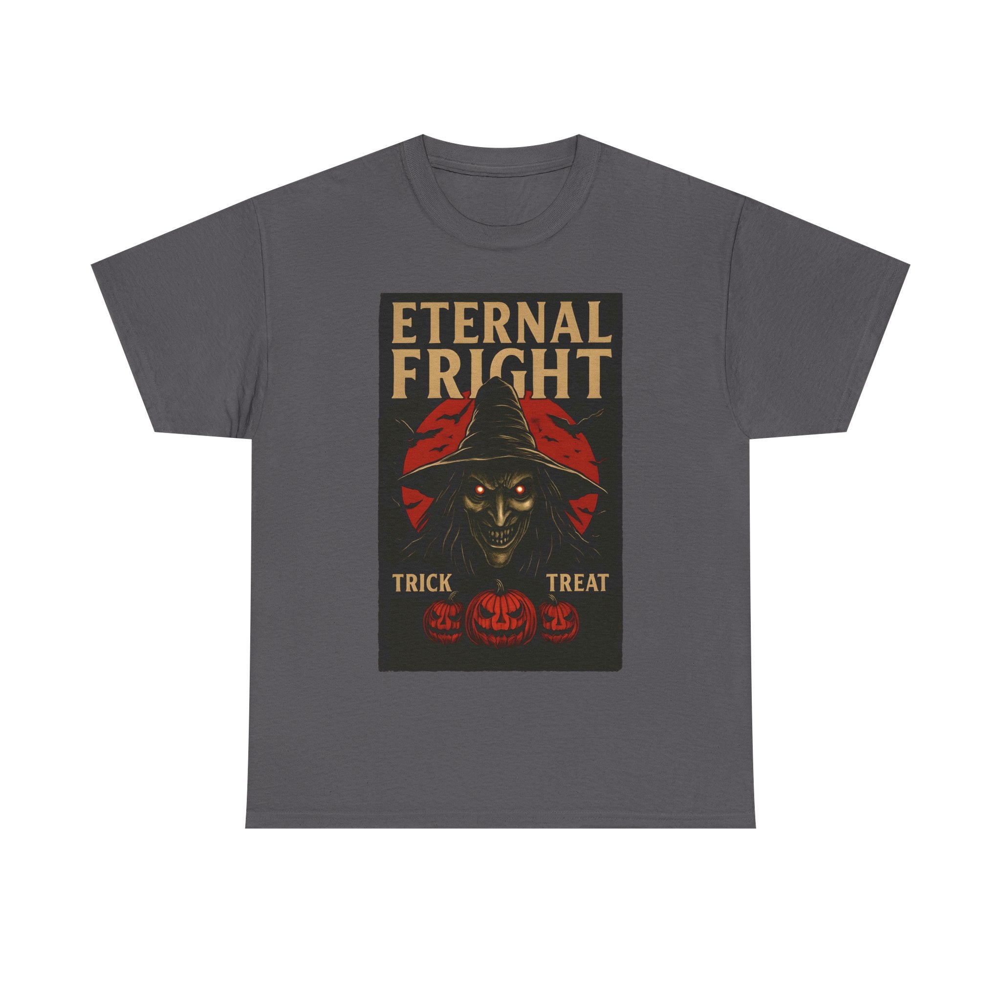 Halloween Graphic Tee | Eternal Fright Unisex Costume Shirt, Spooky Trick or Treat Top, Fall Festive Wear