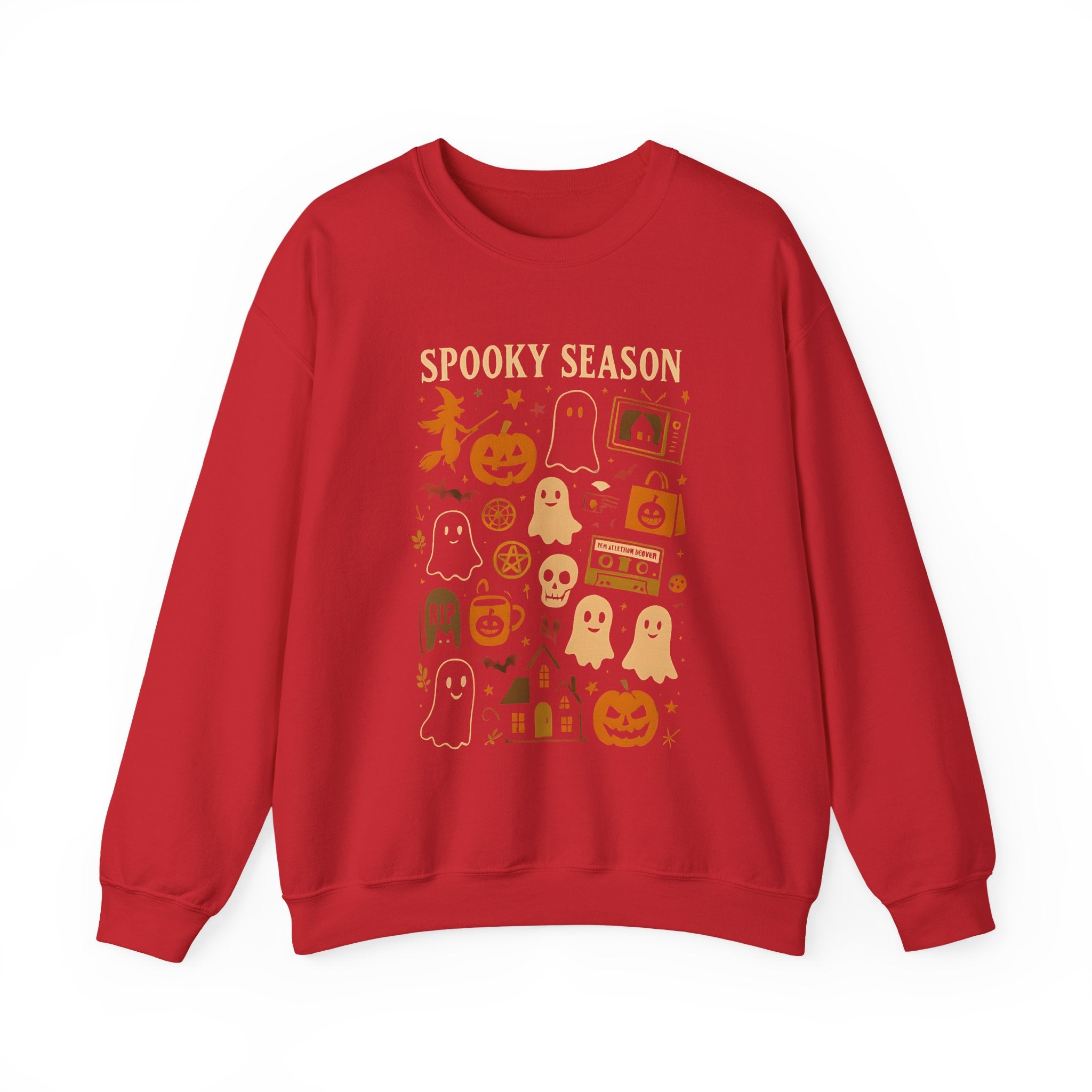 Spooky Season Crewneck Sweatshirt | Cozy Halloween Unisex Pullover