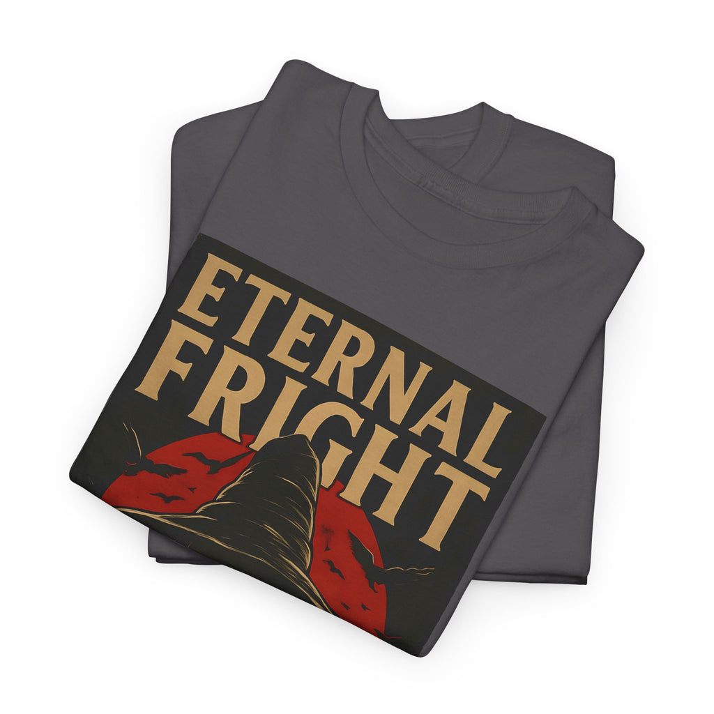 Halloween Graphic Tee | Eternal Fright Unisex Costume Shirt, Spooky Trick or Treat Top, Fall Festive Wear