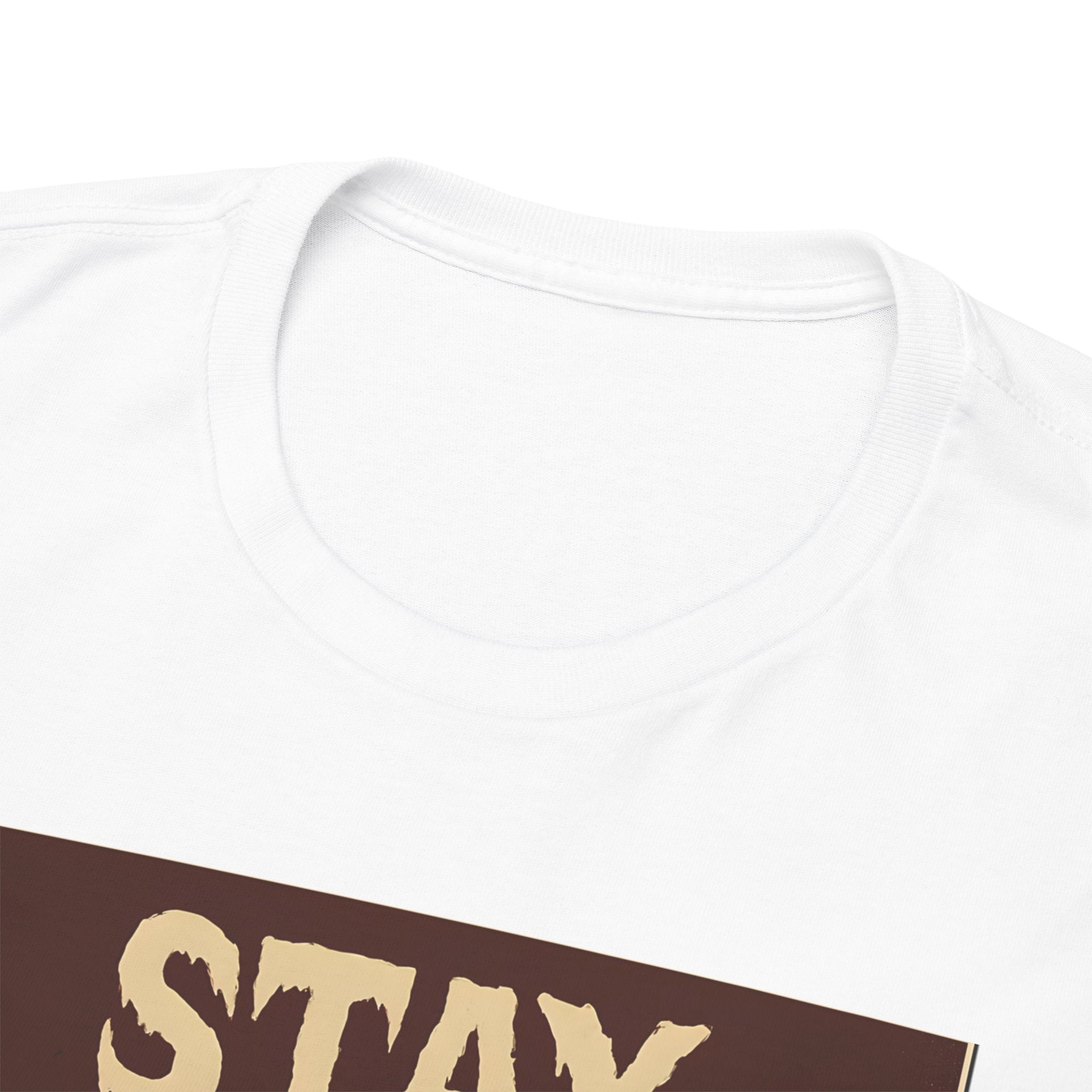Stay Creepy Unisex Heavy Cotton Tee | Vintage Skeleton Halloween Shirt, Spooky Fall Fashion Gift