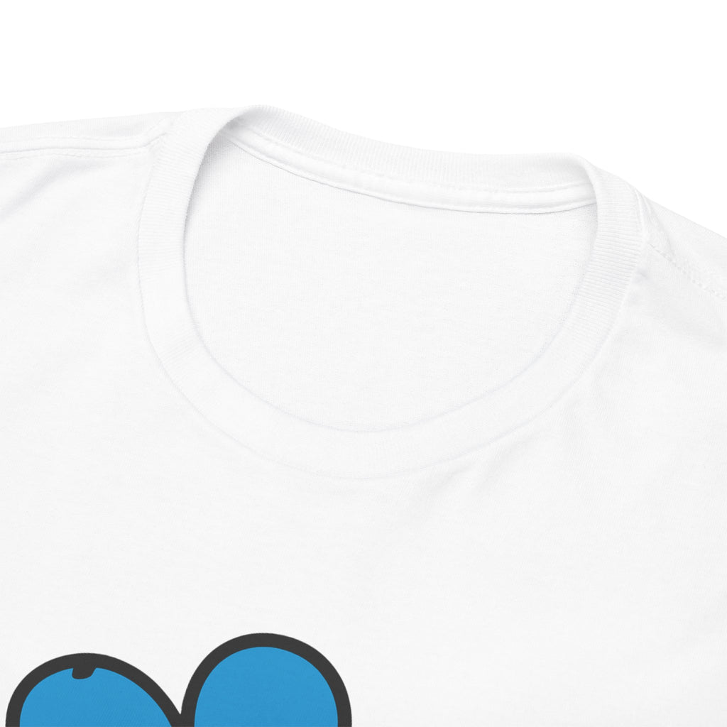 Happy Flower Unisex Heavy Cotton Tee – Cute Smiley Graphic Shirt, Nature Lover Gift, Casual Summer Style, Festival & Everyday Wear