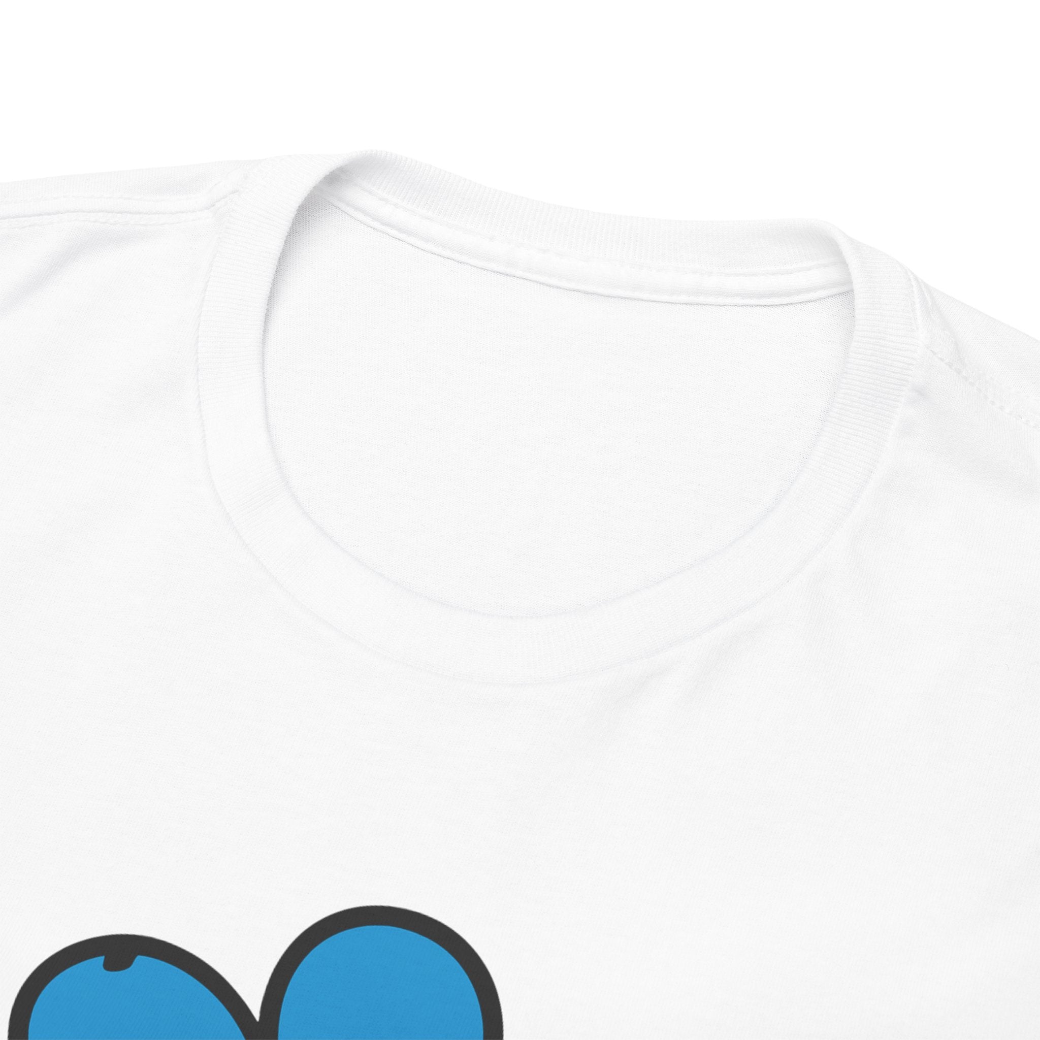 Happy Flower Unisex Heavy Cotton Tee – Cute Smiley Graphic Shirt, Nature Lover Gift, Casual Summer Style, Festival & Everyday Wear