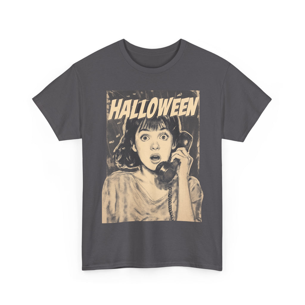 Halloween Retro Graphic Tee | Vintage Spooky Unisex Cotton Shirt, Fall Fashion, Horror Movie Gift