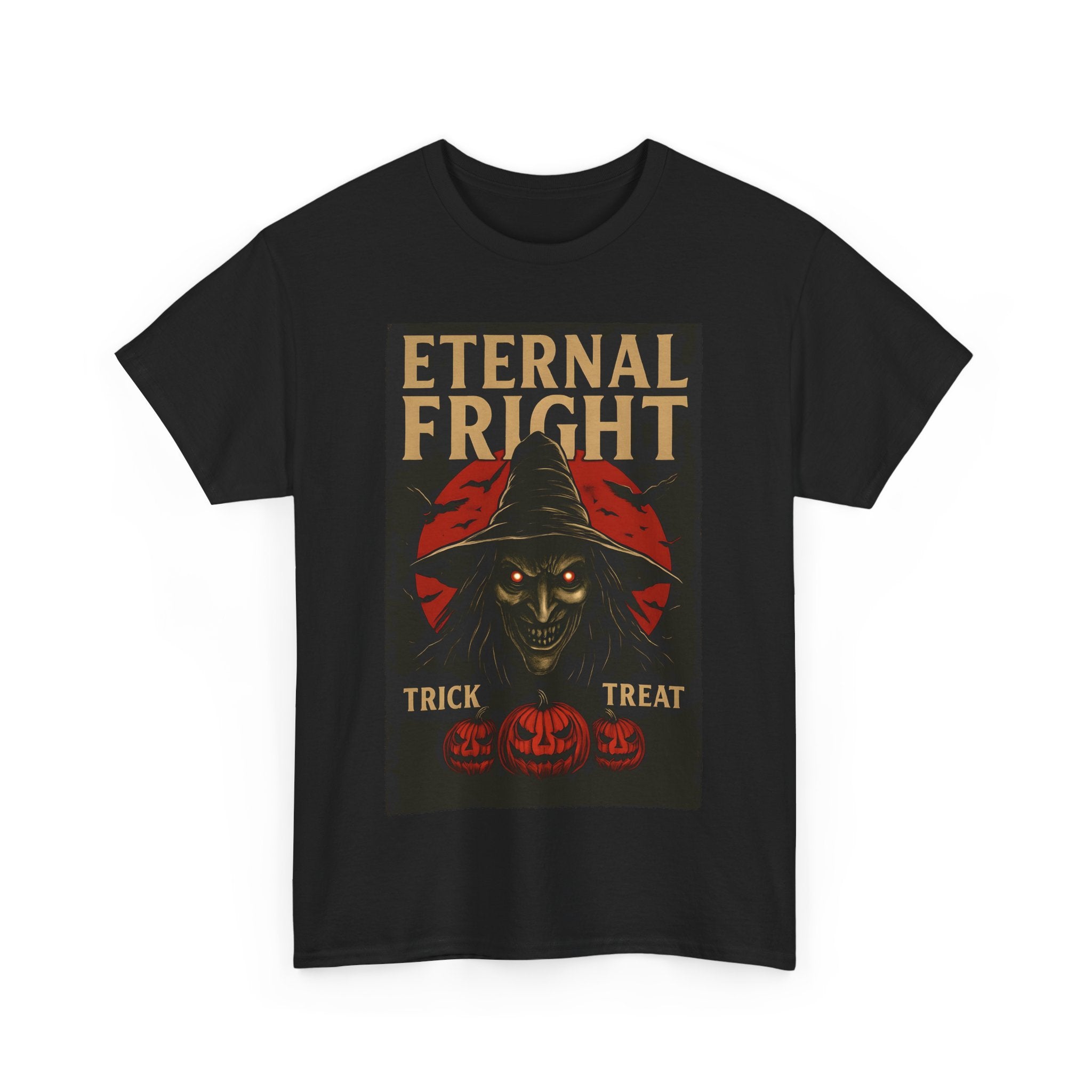 Halloween Graphic Tee | Eternal Fright Unisex Costume Shirt, Spooky Trick or Treat Top, Fall Festive Wear