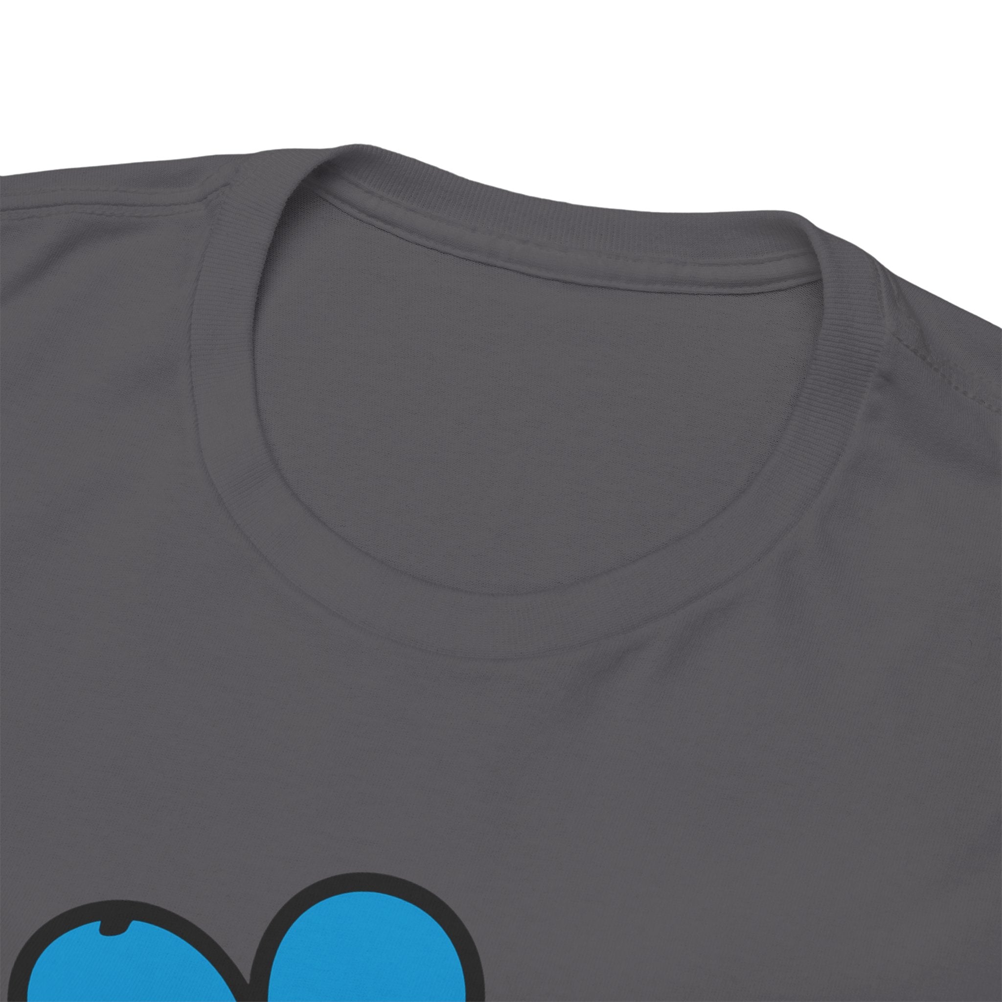 Happy Flower Unisex Heavy Cotton Tee – Cute Smiley Graphic Shirt, Nature Lover Gift, Casual Summer Style, Festival & Everyday Wear