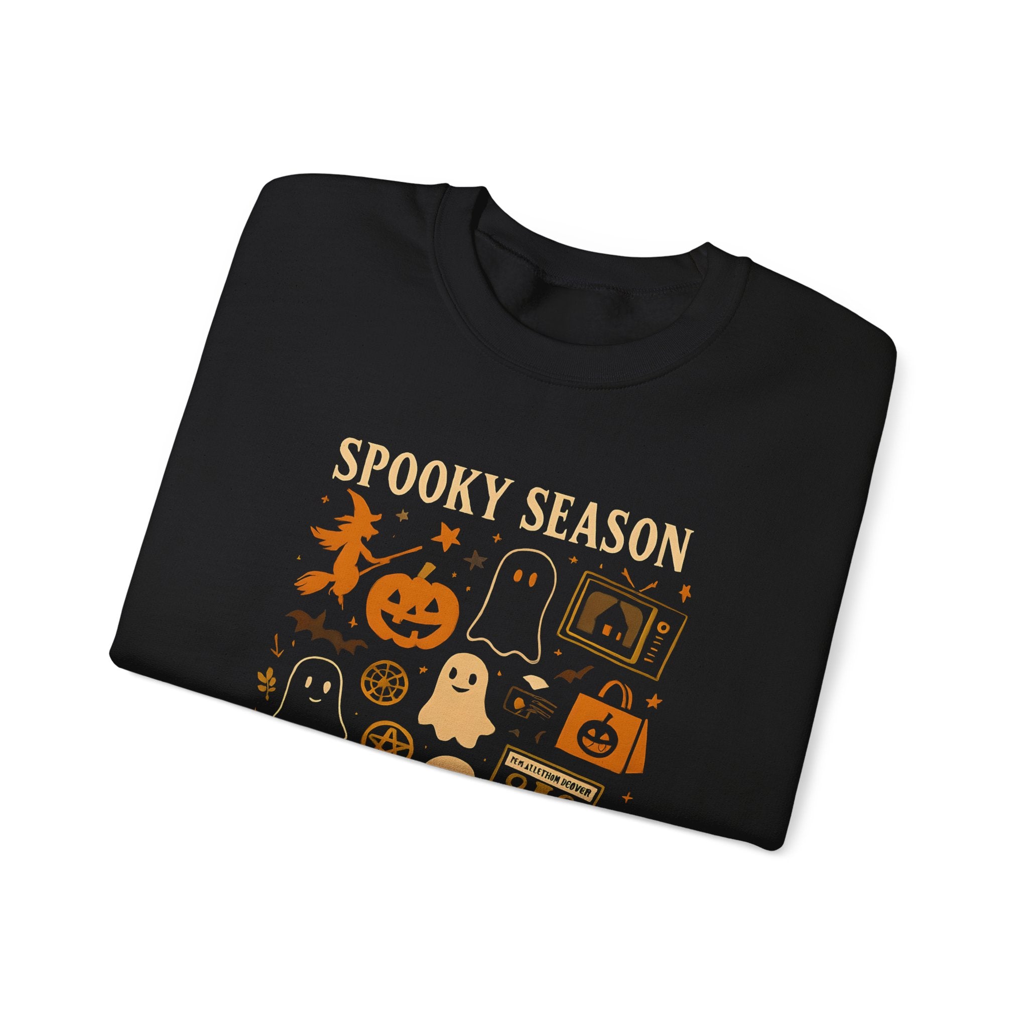 Spooky Season Crewneck Sweatshirt | Cozy Halloween Unisex Pullover
