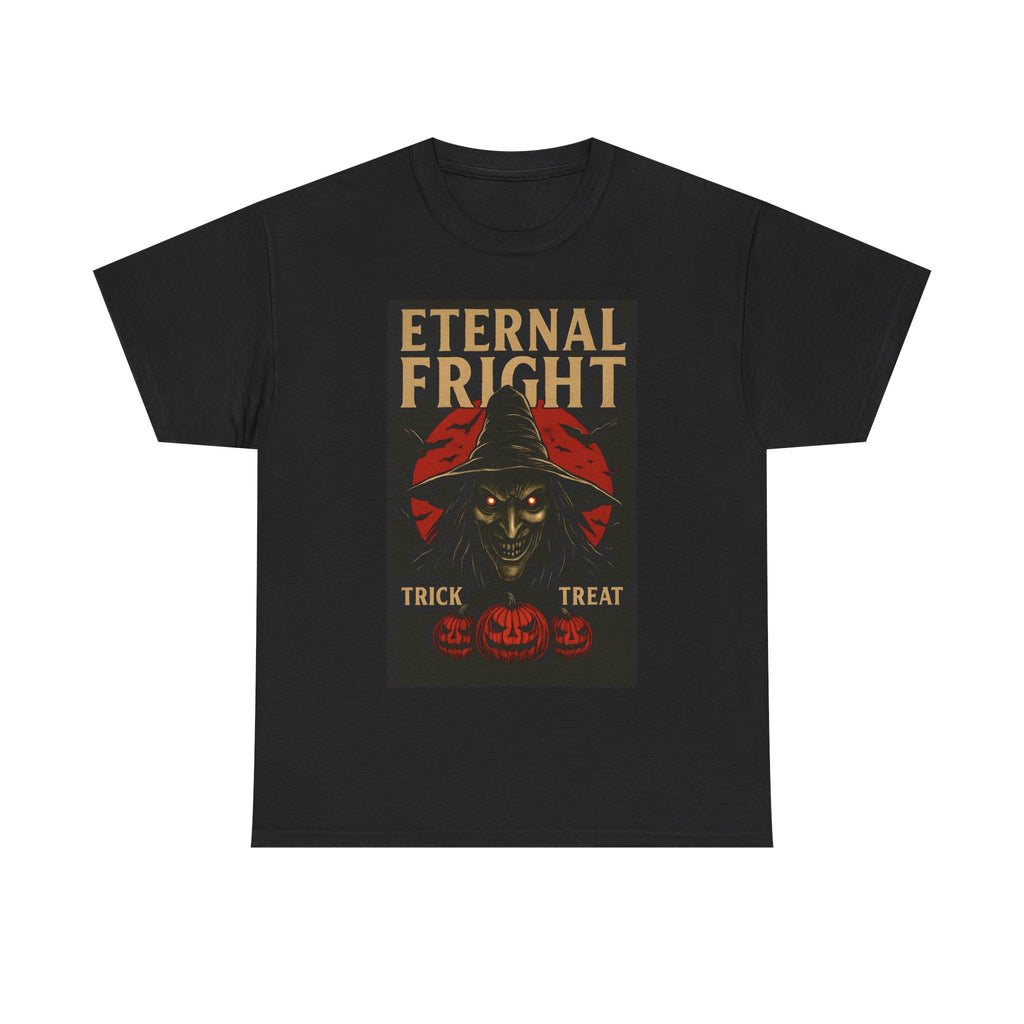 Halloween Graphic Tee | Eternal Fright Unisex Costume Shirt, Spooky Trick or Treat Top, Fall Festive Wear