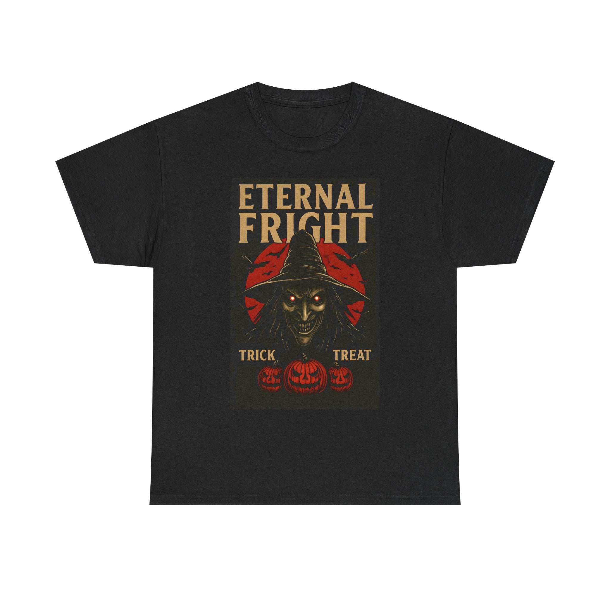 Halloween Graphic Tee | Eternal Fright Unisex Costume Shirt, Spooky Trick or Treat Top, Fall Festive Wear