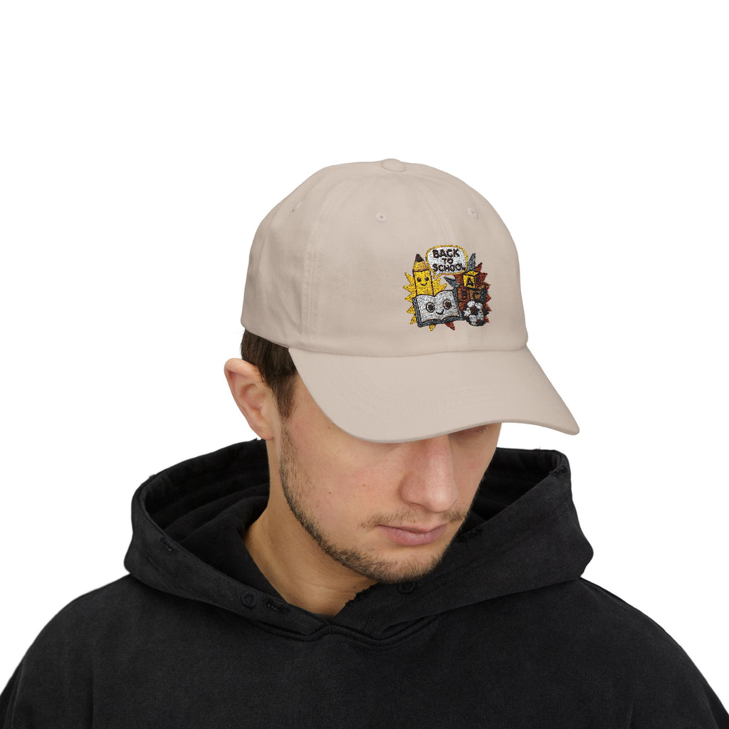 Back to School Embroidered Hat - Cute Pencil & Book Design, Teacher Baseball Cap, First Day of School Gift, ABC Blocks, Soccer Ball