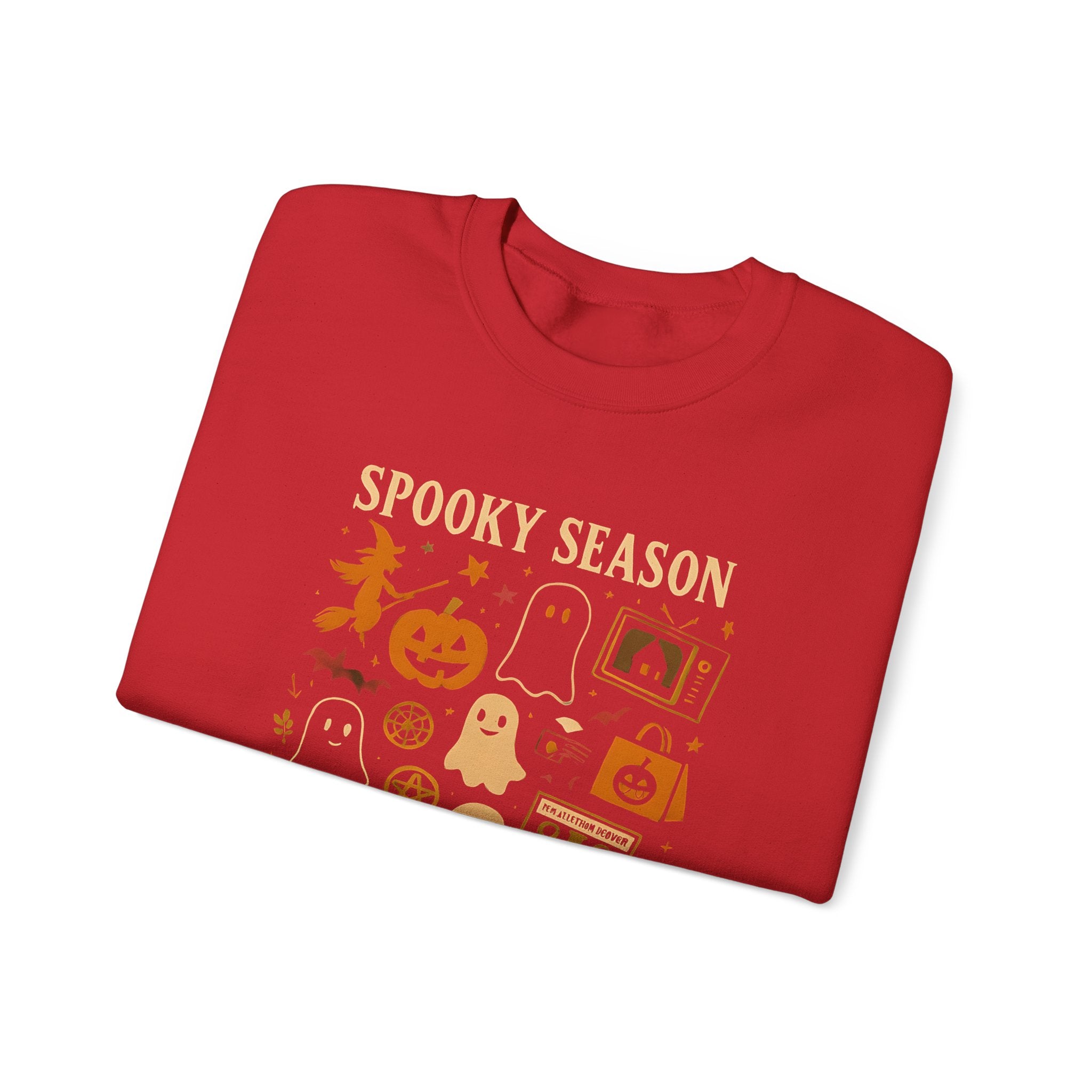 Spooky Season Crewneck Sweatshirt | Cozy Halloween Unisex Pullover