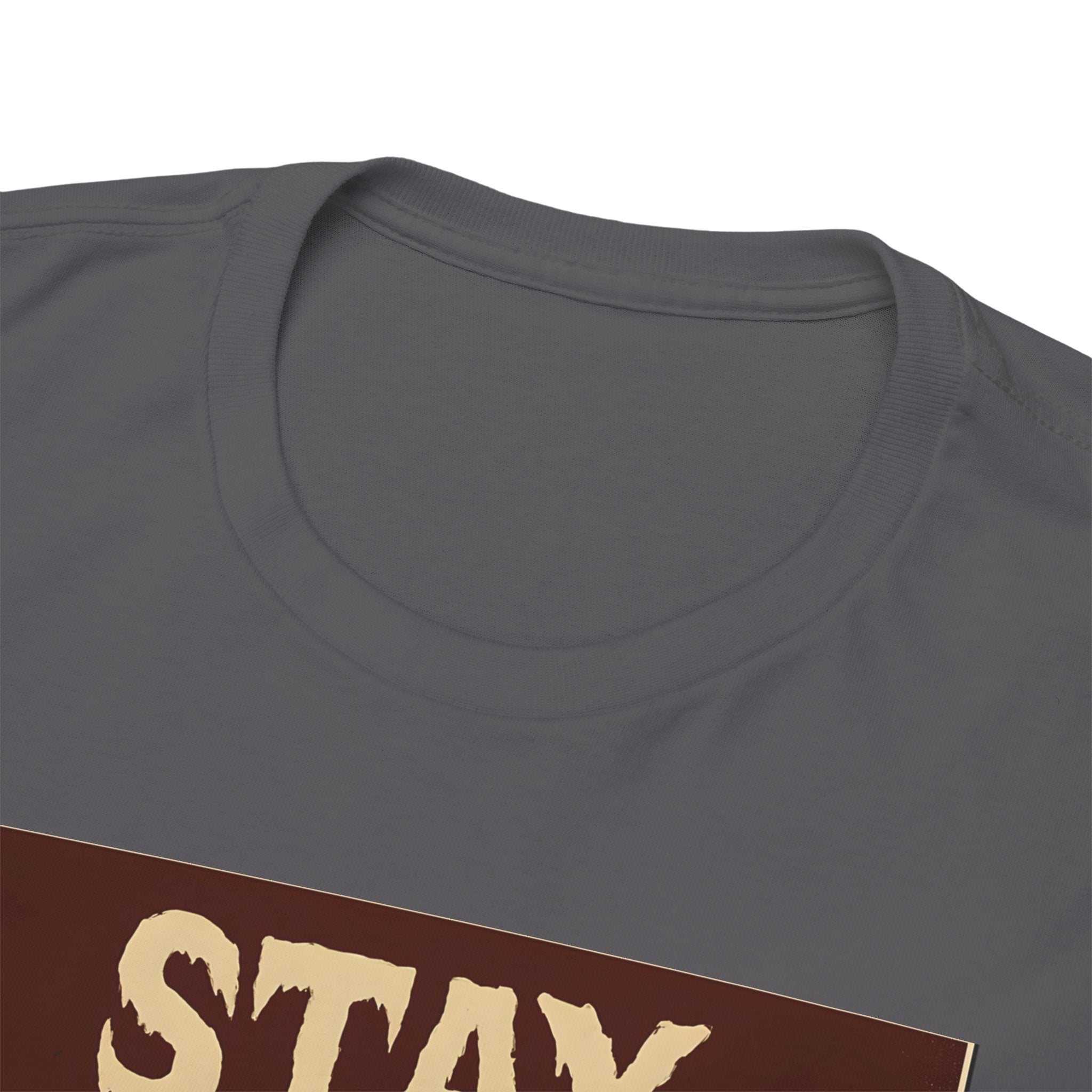 Stay Creepy Unisex Heavy Cotton Tee | Vintage Skeleton Halloween Shirt, Spooky Fall Fashion Gift