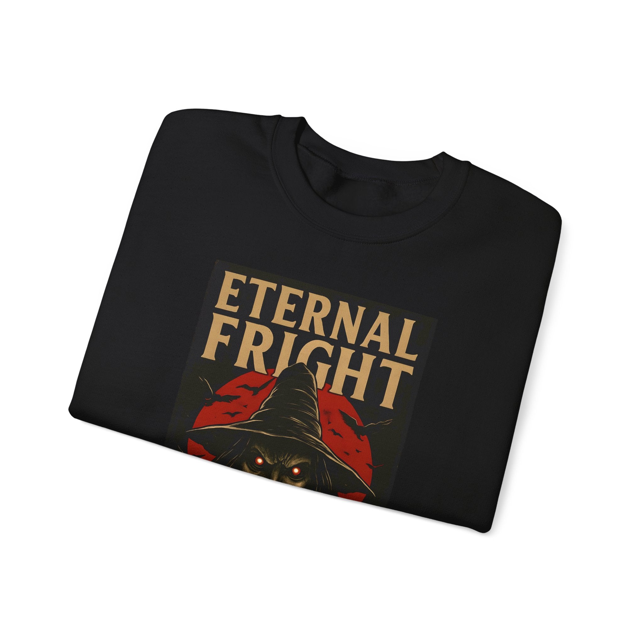 Eternal Fright Crewneck Sweatshirt | Unisex Halloween Sweater, Cozy Fall Fashion, Spooky Trick or Treat Gift